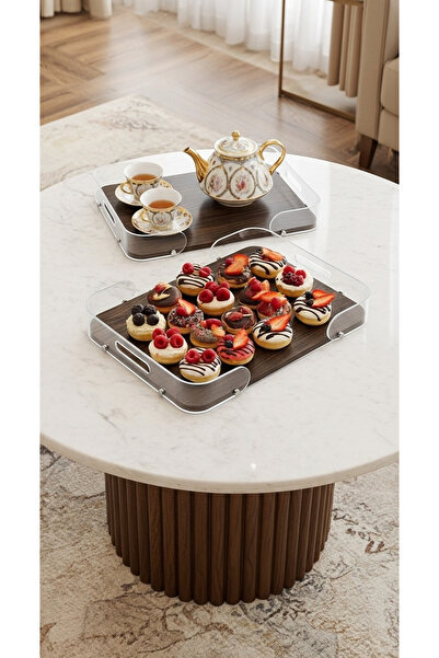 Generic A versatile serving tray set with a perfect design