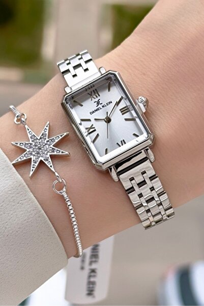 Daniel Klein Gümüş Renk Kadın Kol Saati Ve Bileklik