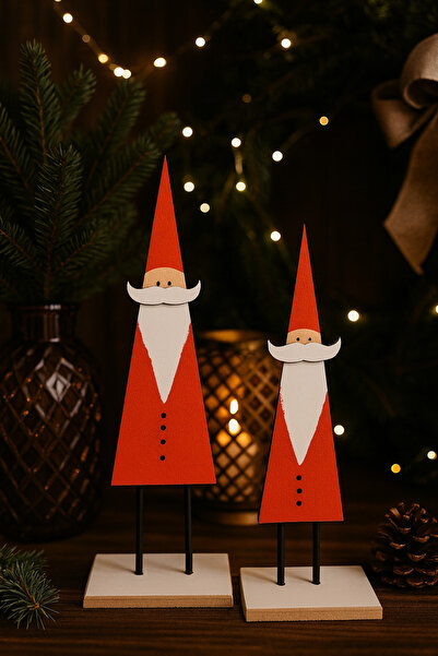 Yılbaşı Süsü & Noel Baba Süsü & Hediyelik Yılbaşı Dekor 2'li set