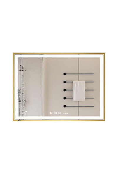 Optimaline Oglindă de baie cu iluminare LED 60 mm x 80 mm, funcție anti-aburi...