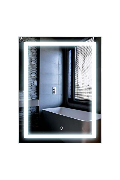 OPTIM DEKO Oglinda Baie Premium, Iluminare LED cu Touch 60x80 cm