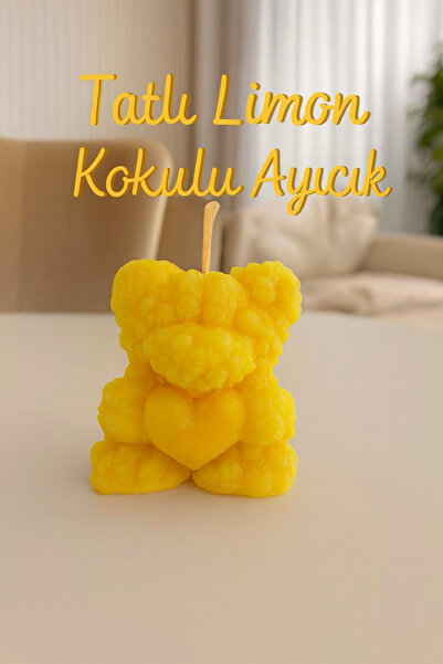 Chemistrycandle Sarı Ayıcık Mum Seti – 5’li Aromaterapi Keyfi