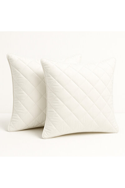 SELLER HOME Set of 2 Pillows 40x40cm - Hypoallergenic, Quilted