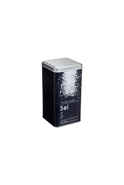5FIVE Sare Noire storage container, metal 8.8 x 8.8 x 17 cm
