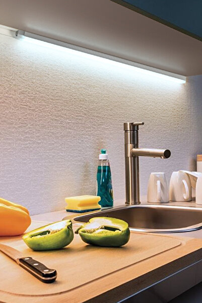 Waldern 20 Cm Sensörlü Şarjlı Şerit Led Işık 3in1 Beyaz-Gün Işığı-Nötr Renk