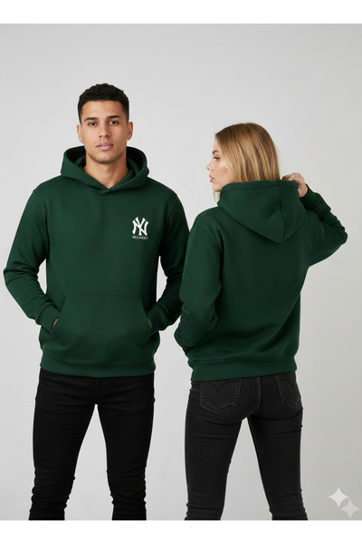 woonkey Unisex Hoodie Black Sweat Hoodie Inner Cotton New Season