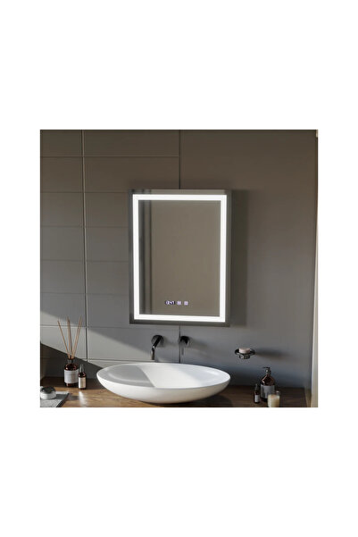 OPTIM DEKO Oglinda Baie Premium, Iluminare LED cu Touch, Sistem Dezaburire, C...