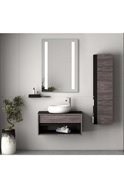 OPTIM DEKO Oglindă de baie LED tactilă Zweiheit cu sistem anti-aburire 50x70 cm