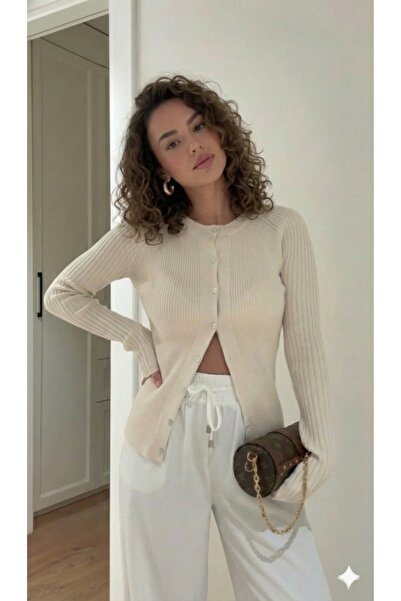 peri tower New Season Women's Soft Texture Design Knitwear Cardigan 0054