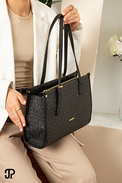 Just Polo Original Women's New Season Luxury Soft Leather Zippered Large Size Trendy & Stylish Hand & Shoulder Bag