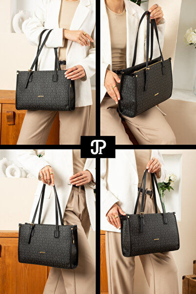 Just Polo Original Women's New Season Luxury Soft Leather Zippered Large Size Trendy & Stylish Hand & Shoulder Bag