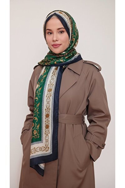 nevhare Premium Yeşil Etro Şal