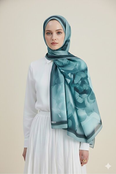 Gogoey Lotus rose patterned soft cotton shawl