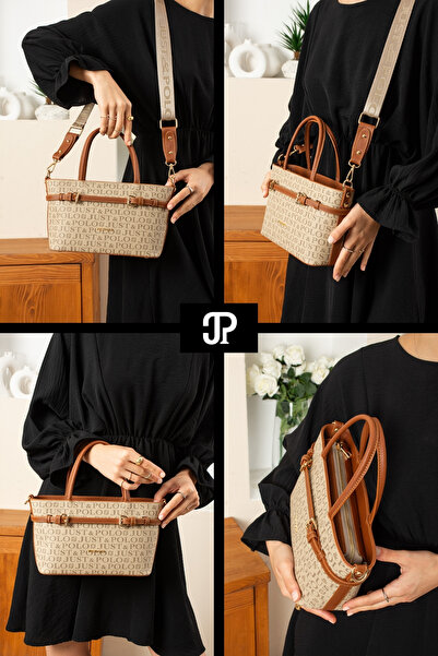 POLOGRAND London Original Just Polo Collection Luxury Soft Leather Adjustable Cross Strap Stylish Hand Arm Shoulder Bag