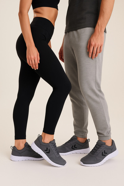 hummel Verona Σκούρο Γκρι Unisex Casual Αθλητικά Παπούτσια 212491-2404