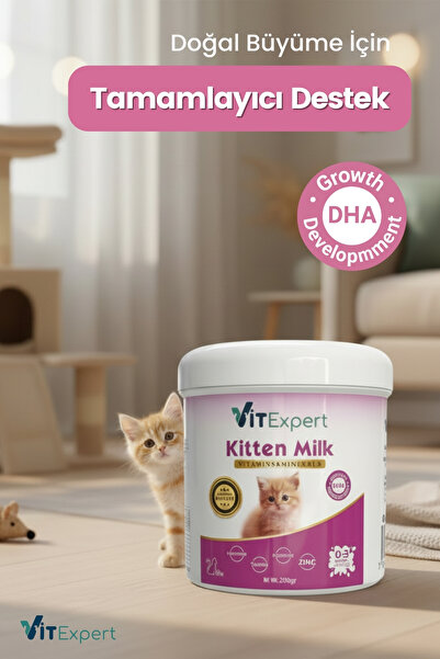 Vitexpert Kitten Milk Powder Yavru Kedi Süt Tozu 200 Gr Yavru ve Hamile Kedil...