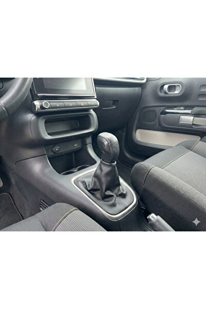 Genel Markalar Citroen C3 Vites Körük Derisi ve Spor Siyah Topuz-7591.CC+1608...