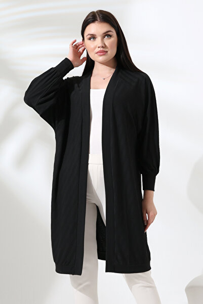 Şiir Lapaz Dámský měkký pružný česaný bavlněný netopýří rukáv Cardigan & Hija...