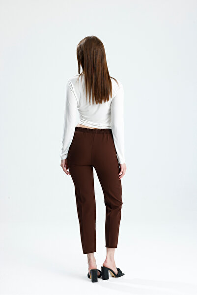 VOICTEC Παντελόνι καρότο μεγάλου μεγέθους Dabul με υφασμάτινη τσέπη και ελαστική μέση