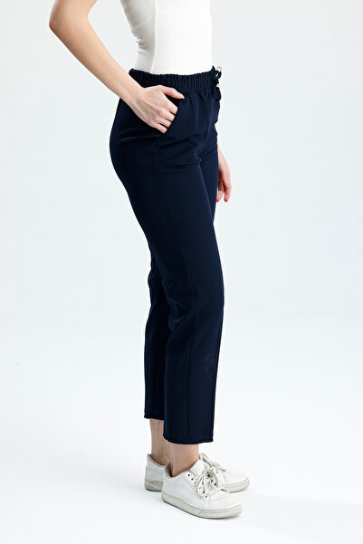 VOICTEC Παντελόνι καρότο μεγάλου μεγέθους Dabul με υφασμάτινη τσέπη και ελαστική μέση