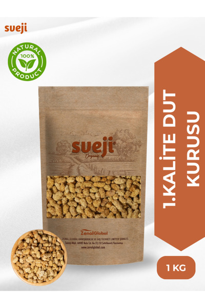 Sveji Yerli Beyaz Doğal Dut Kurusu 1 KG - Sivas