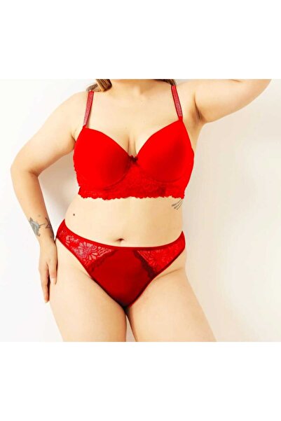 drem Recovery Empty Mold Red Bra Set