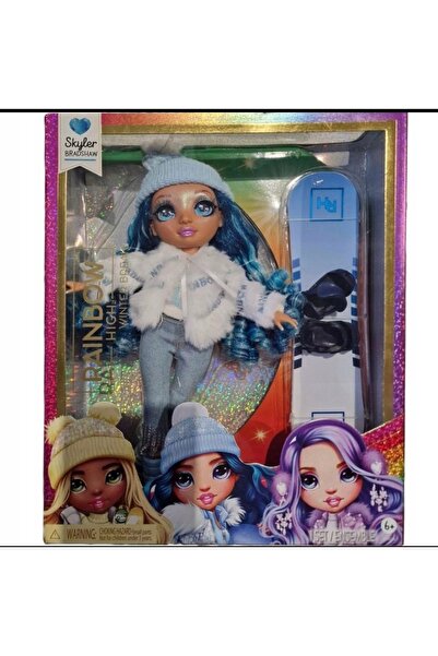 OEM Papusa Rainbow High Winter Break Skyler Bradshaw cu accesorii