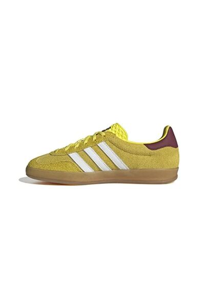 adidas Gazelle Indoor Parlak Sarı Bordo Spor Ayakkabı