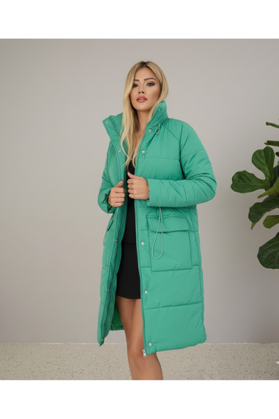 MQ Women's mid-length puffer winter jacket