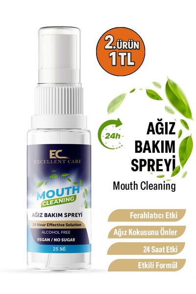 e&ç excellent care AĞIZ KOKUSU GİDERİCİ SPREY, AĞIZ KOKUSU ÖNLEYİCİ FERAH NEFES