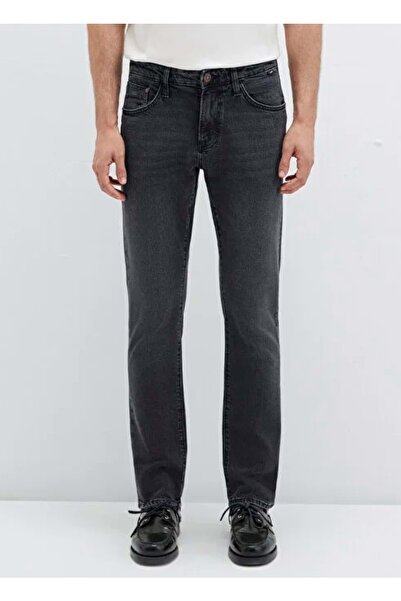 Mavi M0042288295 Pantaloni de blugi pentru bărbați, gri închis, denim clasic,...