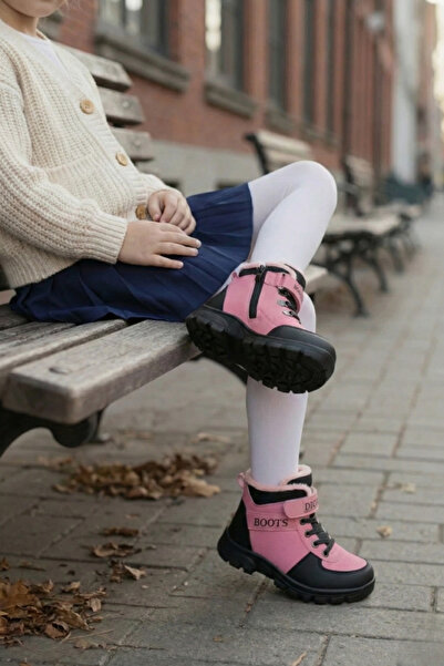 DİGGO Χειμερινές μπότες για κορίτσια με φερμουάρ και βέλκρο, ανθεκτικές στο νερό και το κρύο