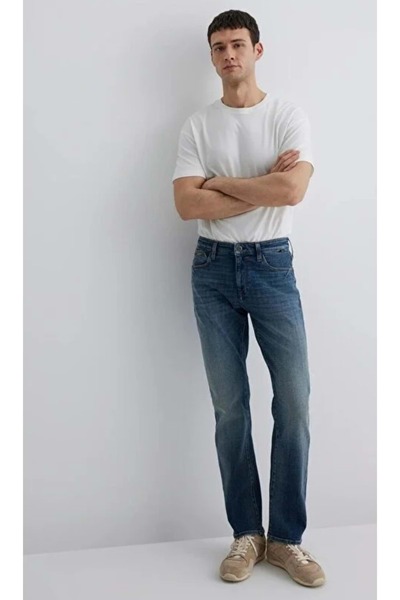 Mavi M0037889634 Martin Mocha Blue Ultra Move Jean Pants Men's Jeans Denim Tr...