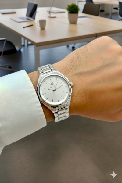 PW POLO WHITE   Men's Wrist Watch