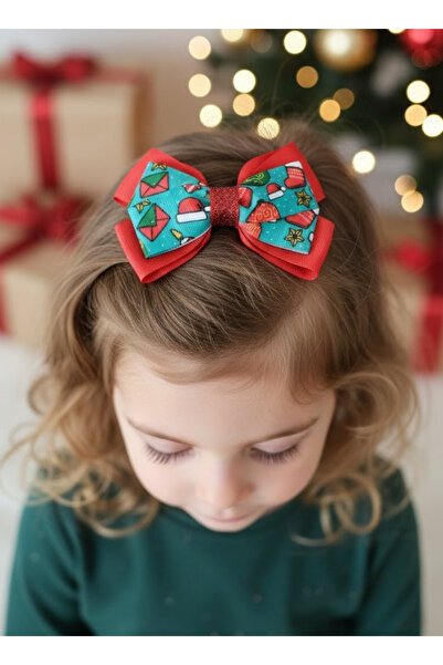 UniqueHandMade Χρυσό κόκκινο χριστουγεννιάτικο κούμπωμα, κόκκινο κούμπωμα με ...