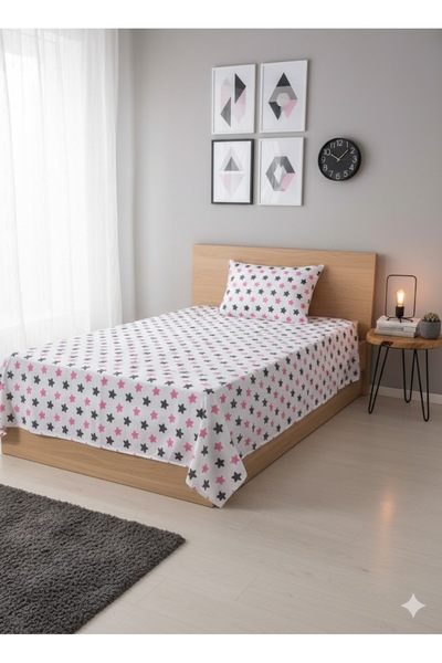 üntaş Single Unity Sheet and Pillowcase - Non-Elastic