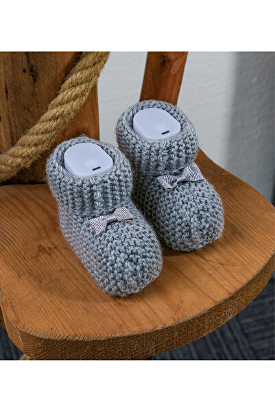 Huglette Knitted Newborn Baby Booties Unisex - Newborn Booties