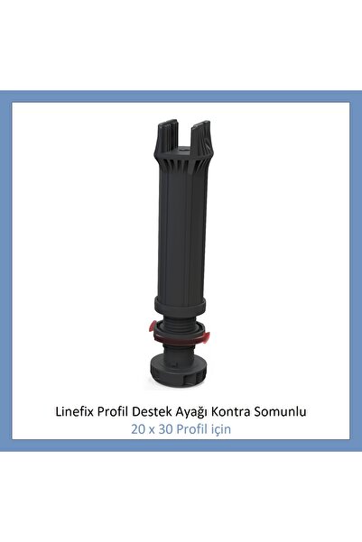 Adilon Picior de susținere a profilului Linefix cu piuliță contrarotativă (PENTRU PROFIL 20X30) M6