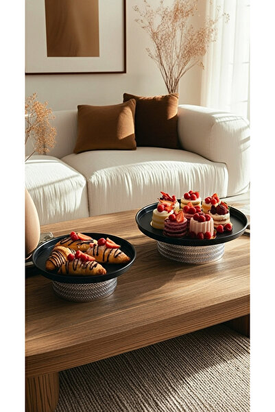 Generic Cake, sweets and fruit stand set 26/30 cm