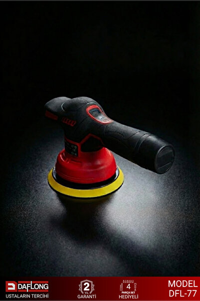 DAFLONG ÇİFT AKÜLÜ ORBİTAL DİJİTAL DETAYLI PASTA CİLA POLİSAJ MAKİNASI DFL77