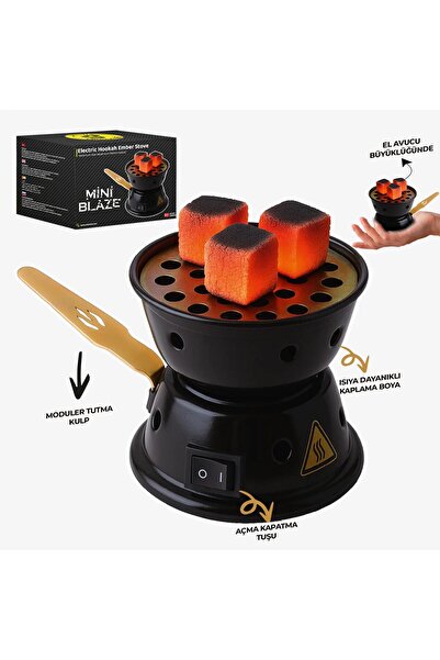 Mini Blaze Nargile Kömür Pişirme Ocağı Köz Ocağı