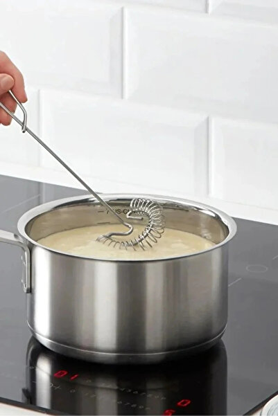 ZUZU MADE 2'li Paslanmaz Çelik Mutfak Seti Solingen Yaylı Yumurta Çırpıcı ve Püre Patates Ezici 24 cm