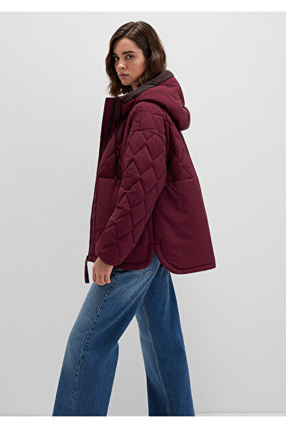 Mavi Αδιάβροχο K με κουκούλα Claret Red Quilted Jacket 1110499-90705