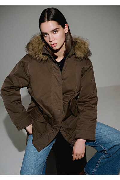 Mavi Water Repellent Green Parka O Oversized / Wide Cut 1110712-71541