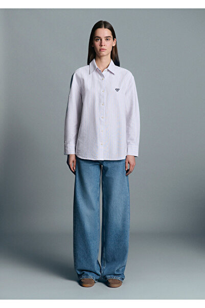 Mavi Ριγέ πουκάμισο Loose Fit / Χαλαρή Άνετη Κοπή 1211420-91460