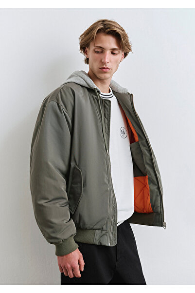 Mavi Πράσινο παλτό με κουκούλα 0110563-86961