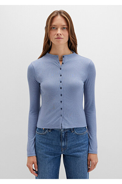 Mavi 1613695-86802 ΧΤΕΝΙΣΜΕΝΟ ΑΝΘΡΑΚΙ ΜΕ ΜΠΡΟΣΤΙΝΟ ΚΟΥΜΠΙΟ ΜΟΝΤΕΛΟ