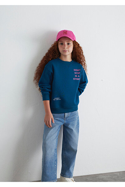 Mavi Printed Navy Blue Sweatshirt 7S10156-89110