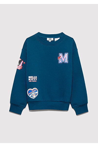 Mavi Hello Kitty Printed Navy Blue Sweatshirt 7S10164-89110