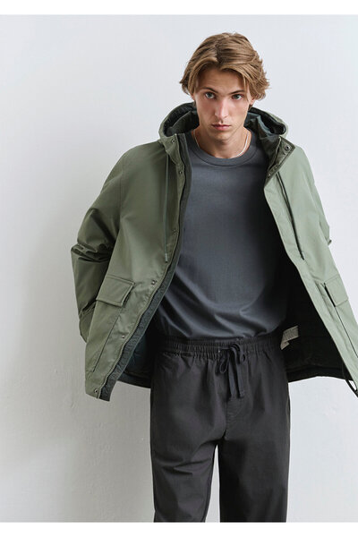 Mavi Hooded Green Coat 0110620-80692